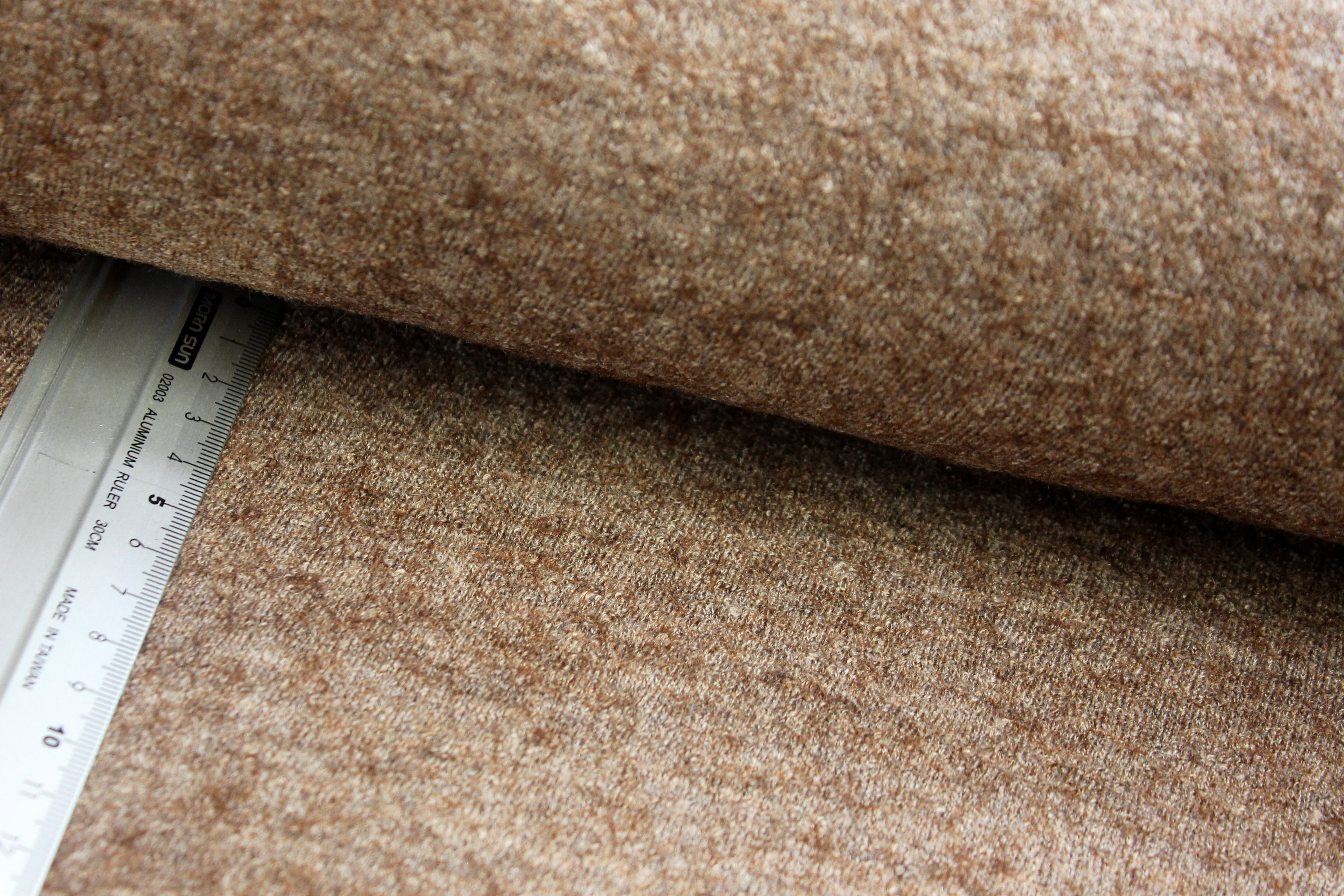 Walkloden | Uni | braun melange