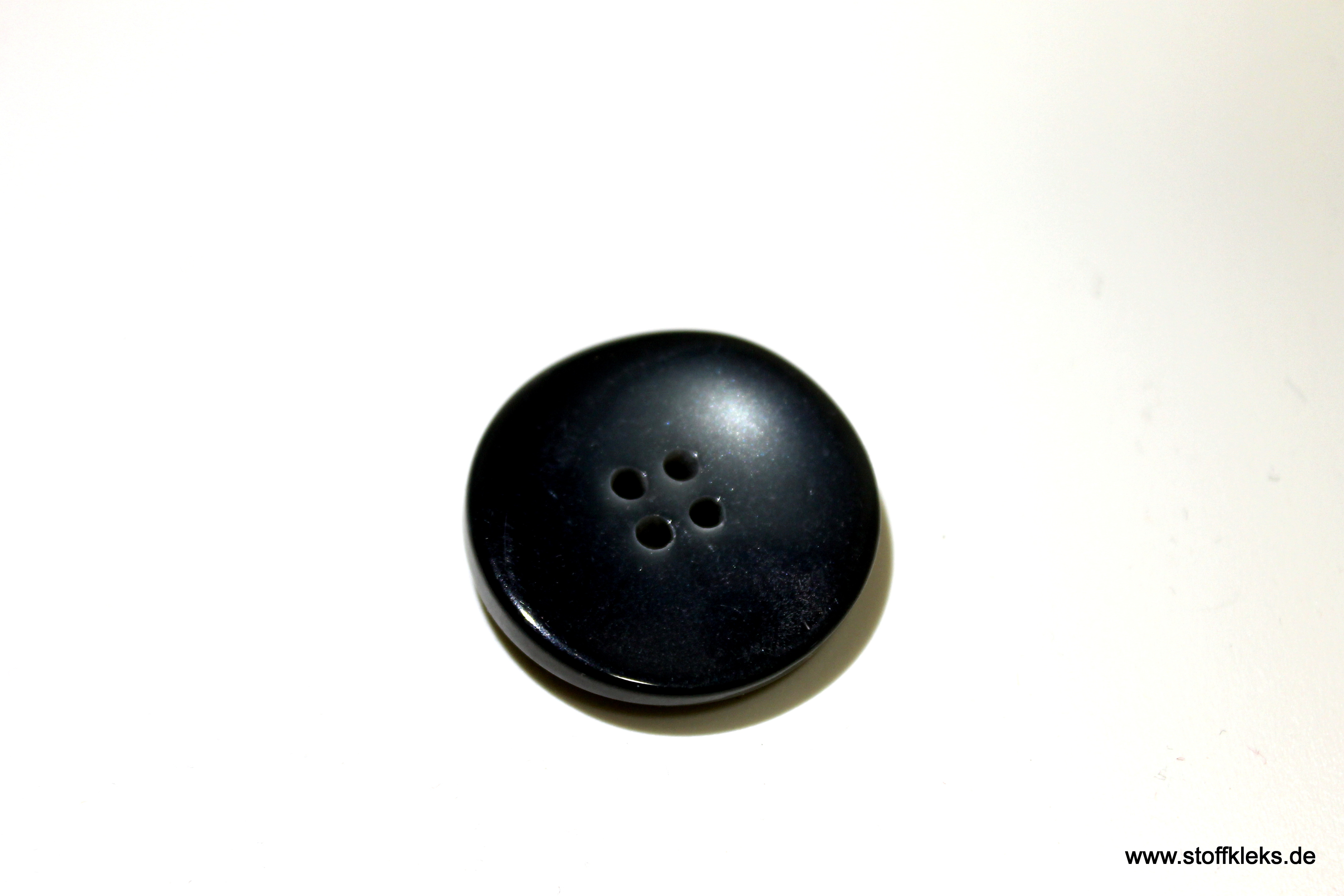 Knopf | Kunststoff | Shining grey | 2,7 cm