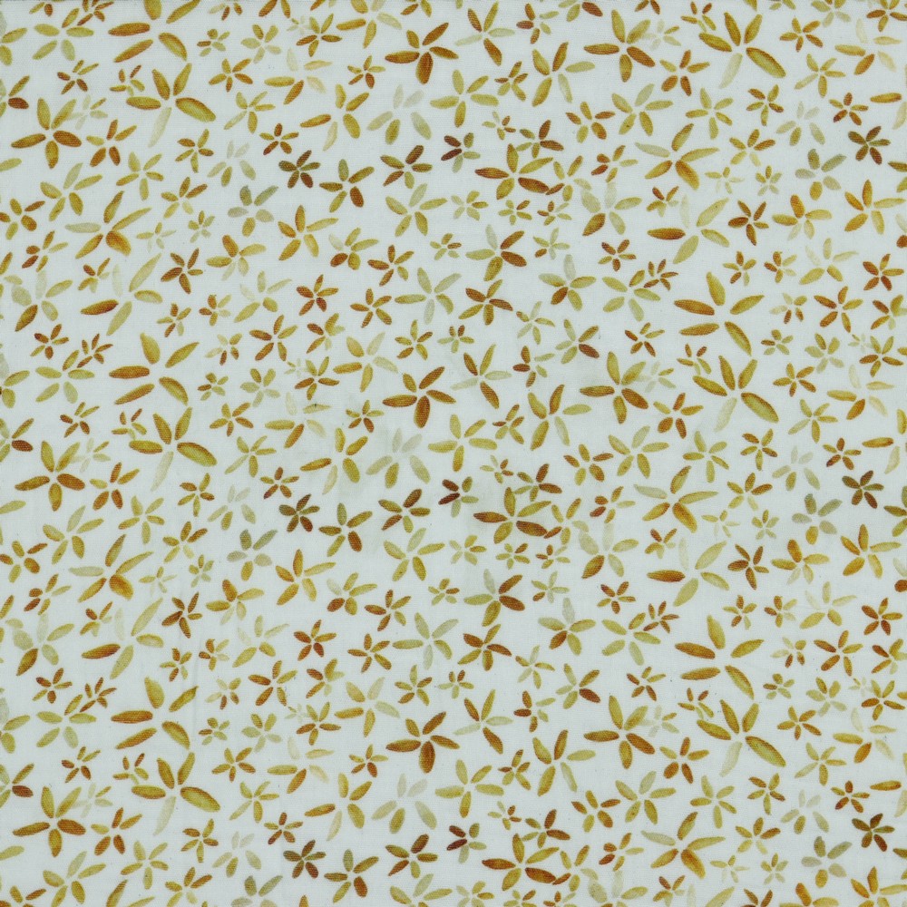 Baumwolle | double gauze / Musselin | Blümchen | weiß