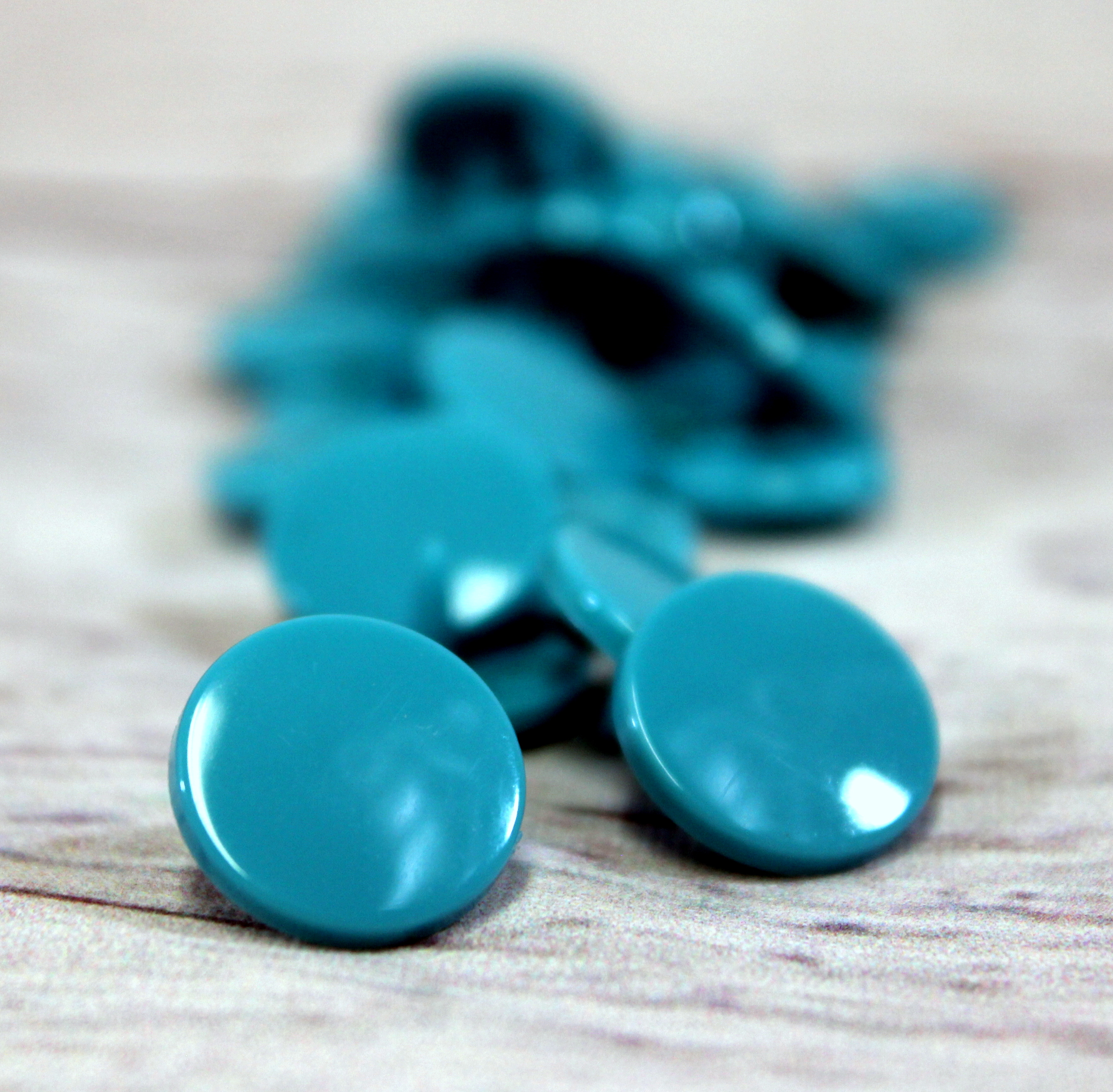 Snap | T8 | 20st | glänzend | B46 | türkis