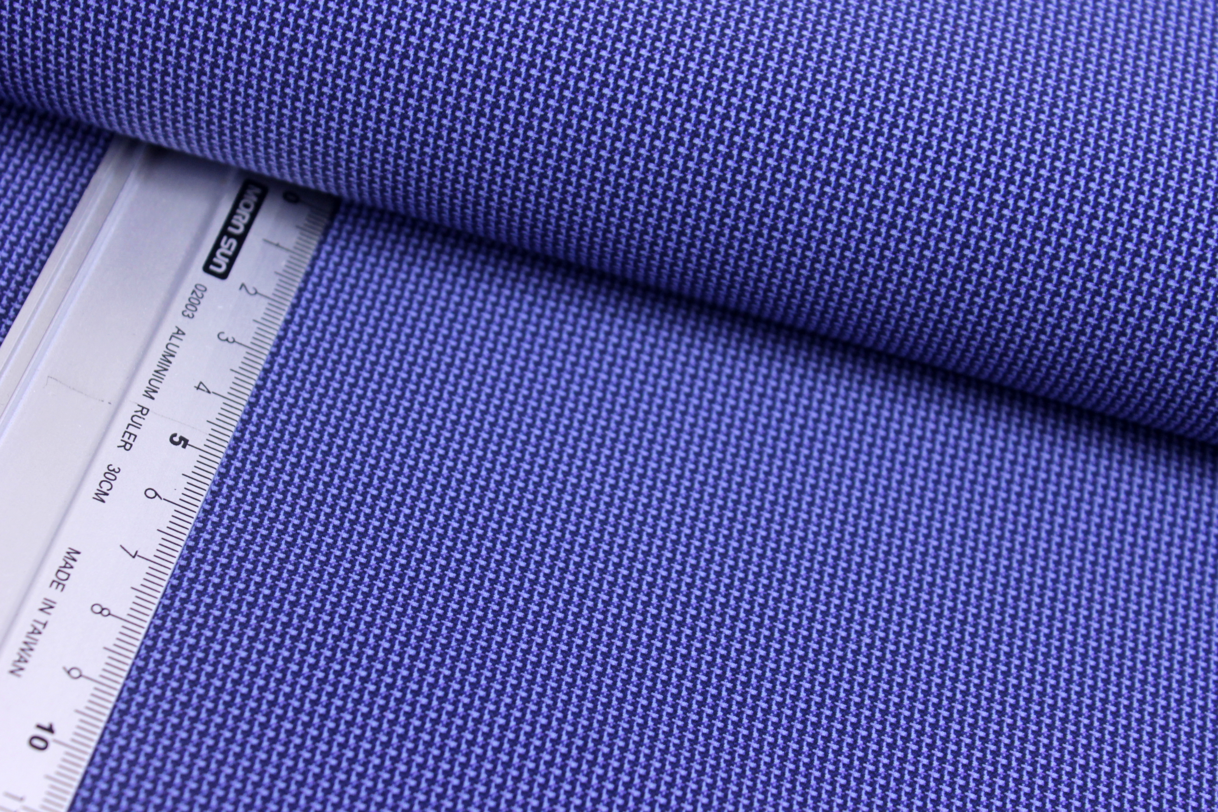 Bademodenstoff | bedruckt | Weboptik | blau