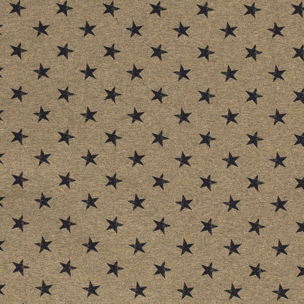 Sommersweat | French Terry | Sterne | khaki