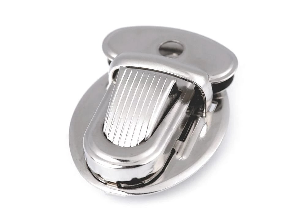 2 Steckschlösser / Mappenschloss | 25 x 32 mm | silber