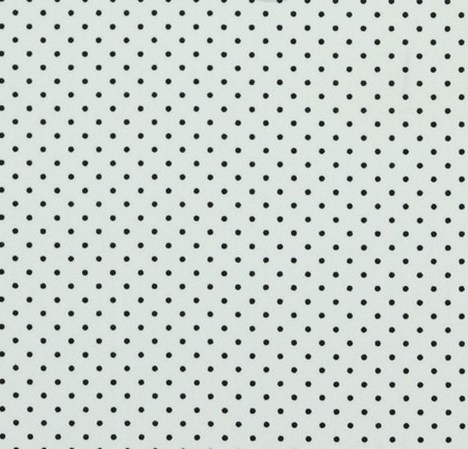 Baumwolle | bedruckt | 1mm Punkte | weiss / schwarz