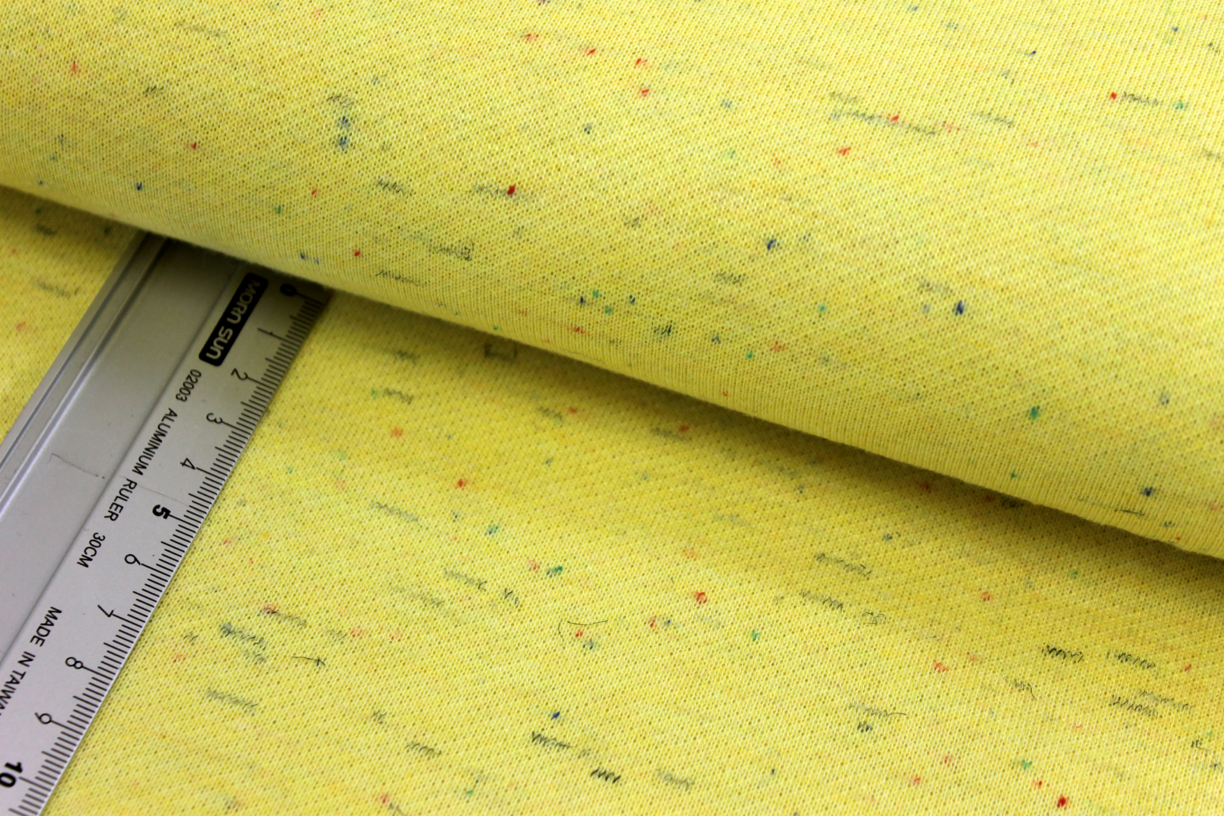 Baumwolle/Polyester/Viskose-French Terry | MULTI | gelb