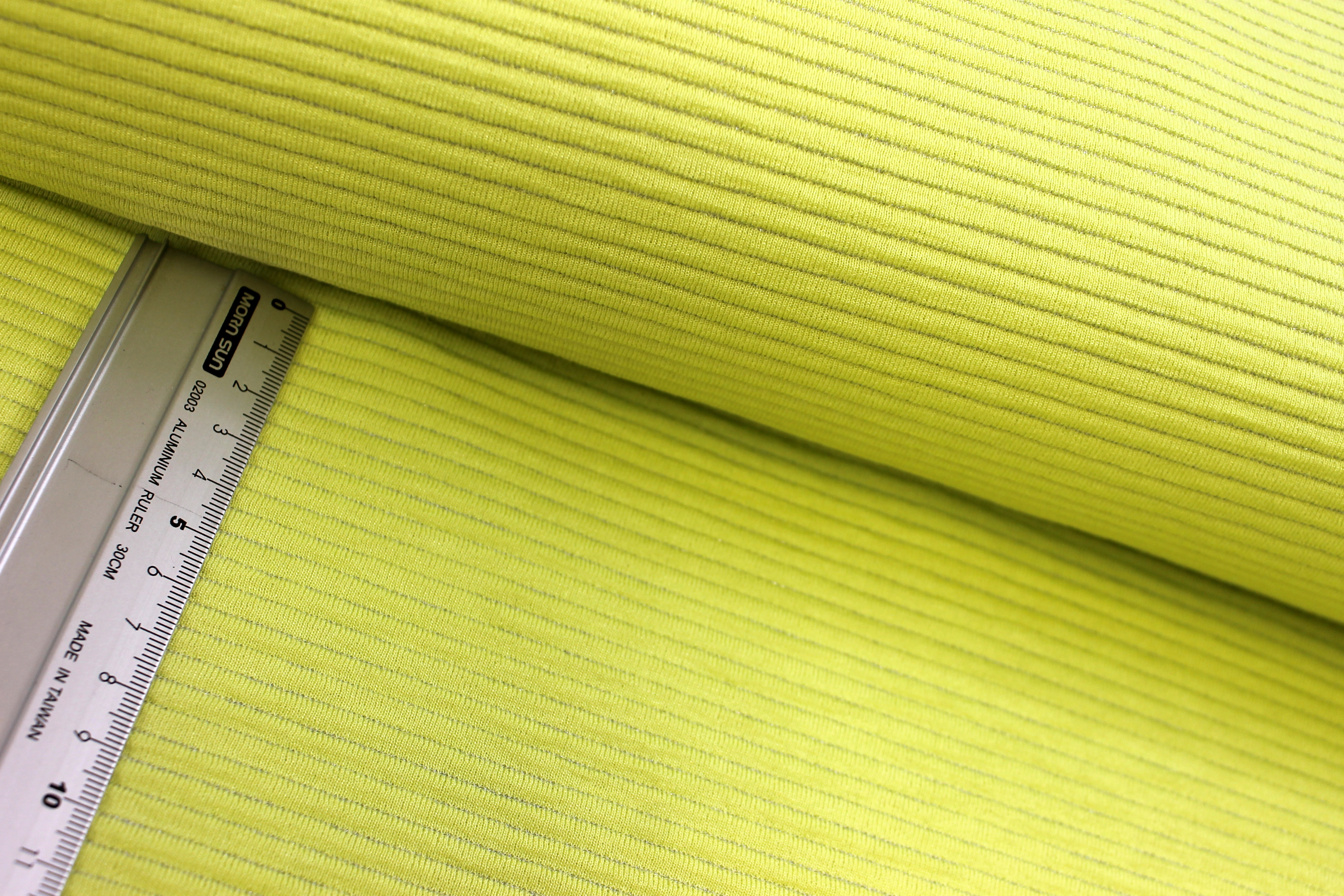 Jersey | Ripp | Glitzerfäden | lime