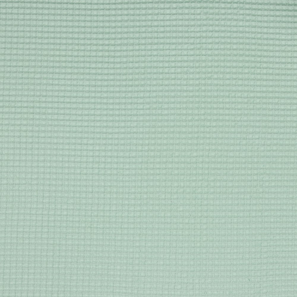 Baumwolle | uni | Waffle Piqué | helles mint