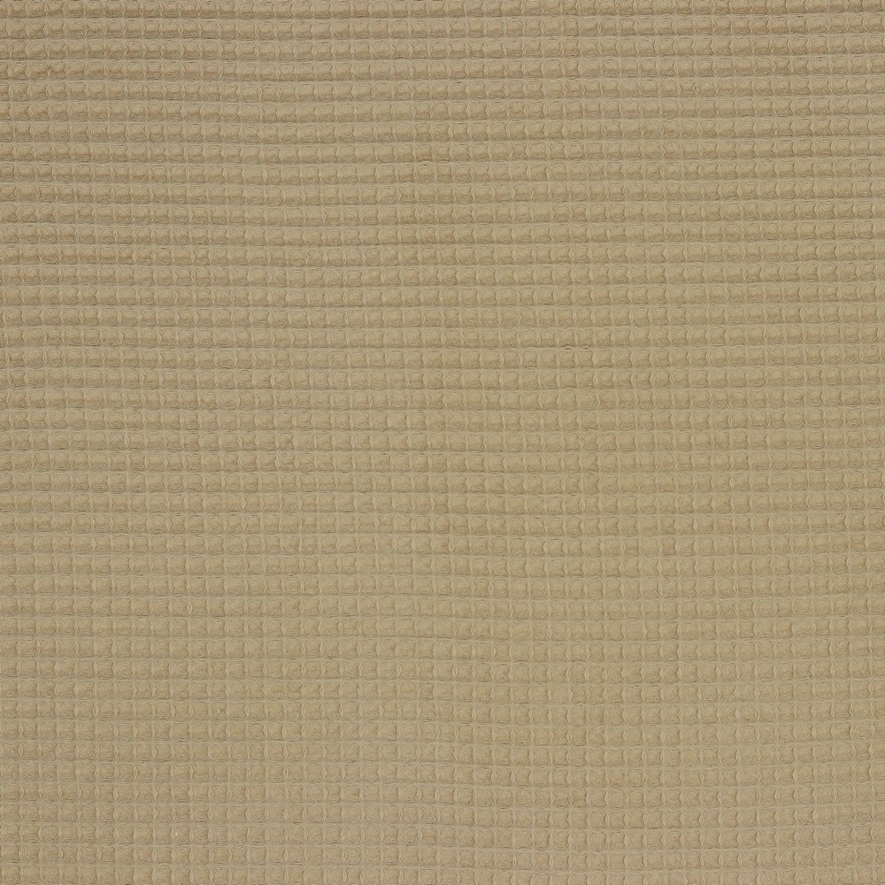 Baumwolle | uni | Waffle Piqué | camel