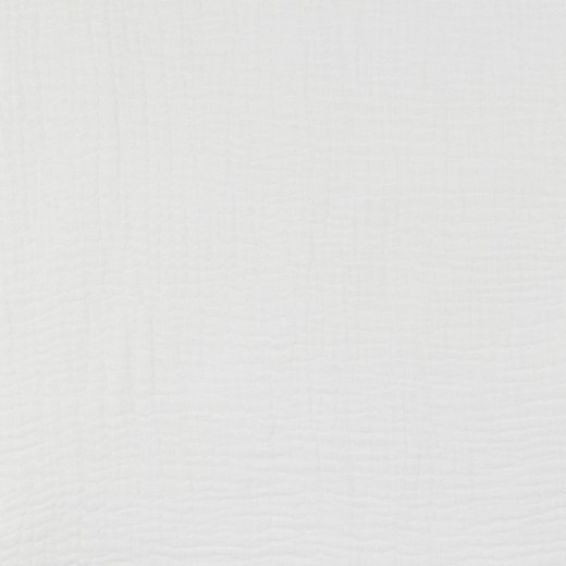 Baumwolle | double gauze/Musselin | Uni | weiss