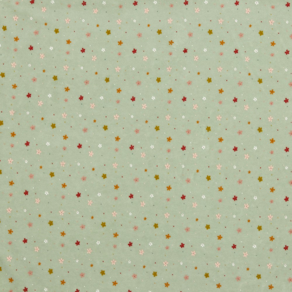 Nicky | bedruckt | NICKY FLOWERS | hellgrau