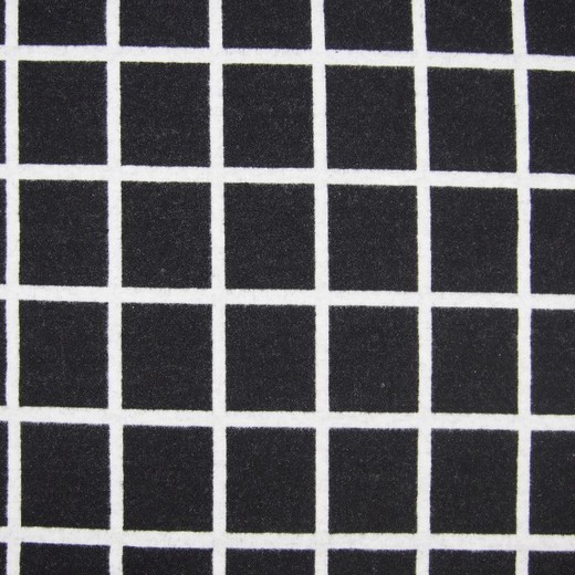 Jacquard check |  schwarz/weiss