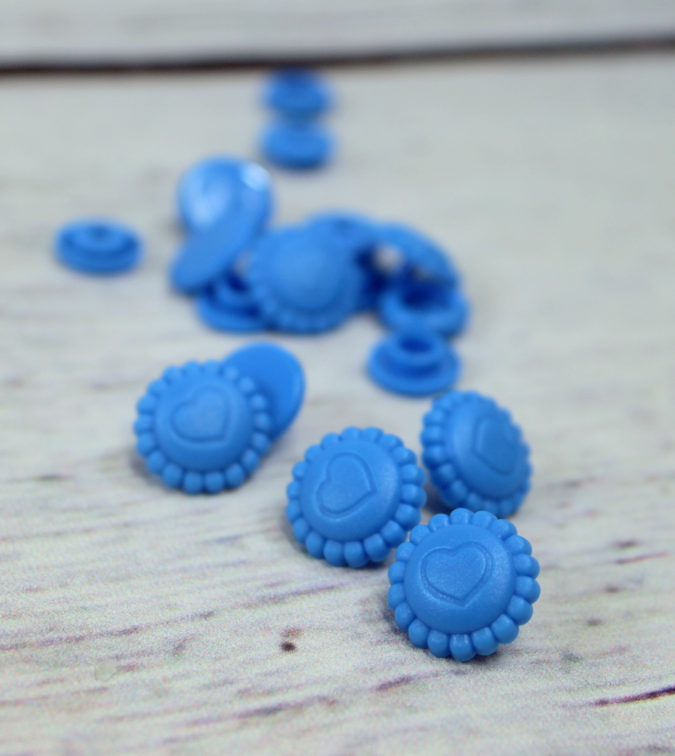 Snap | T5 | 20st | Blumenherz | B8 | aqua