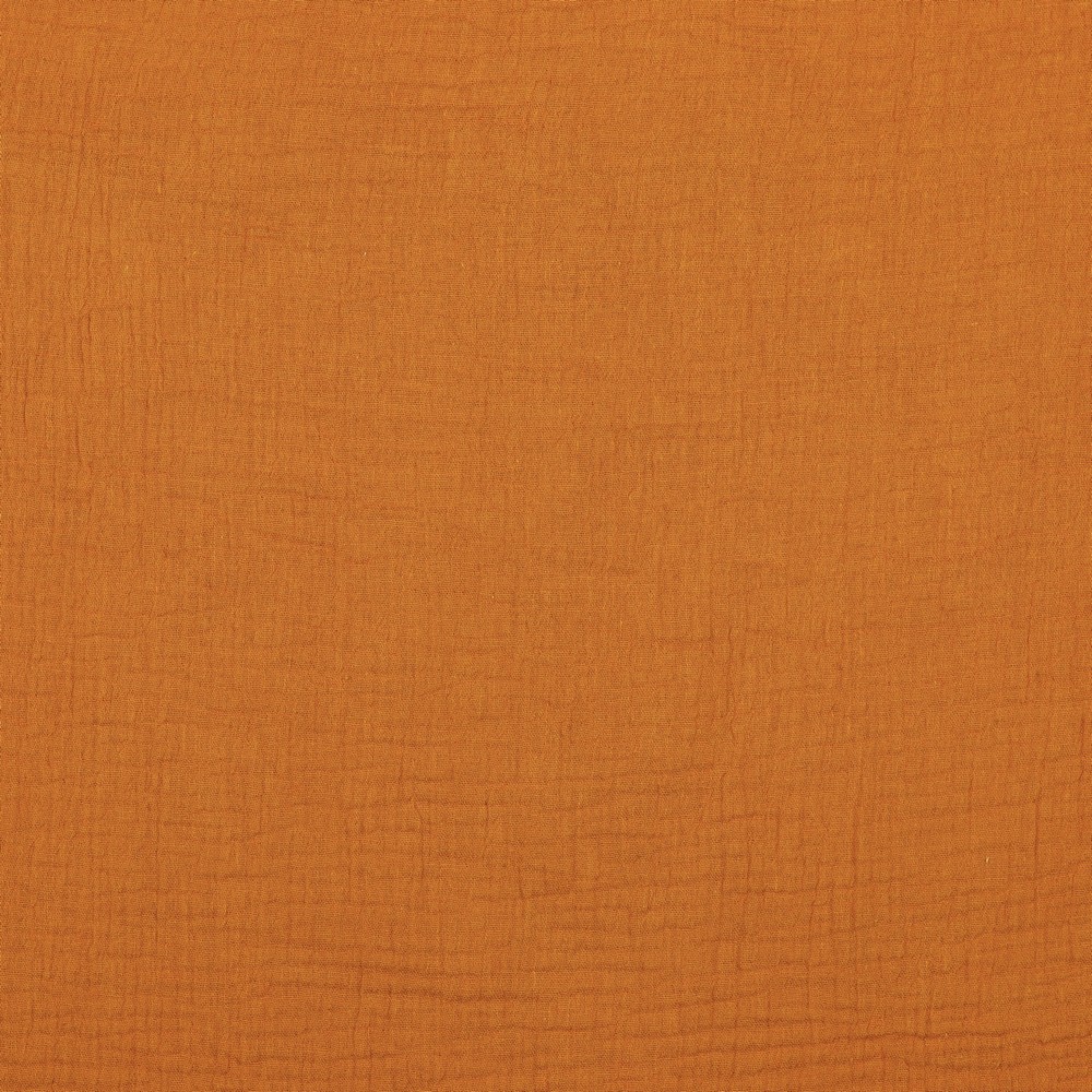 Baumwolle | double gauze/Musselin | Uni | Ziegelrot