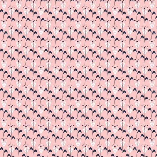 Baumwolle | bedruckt | FELIZ | rosa