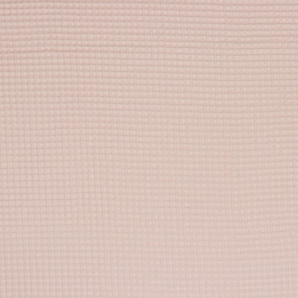 Baumwolle | uni | Waffle Piqué | hell rosa