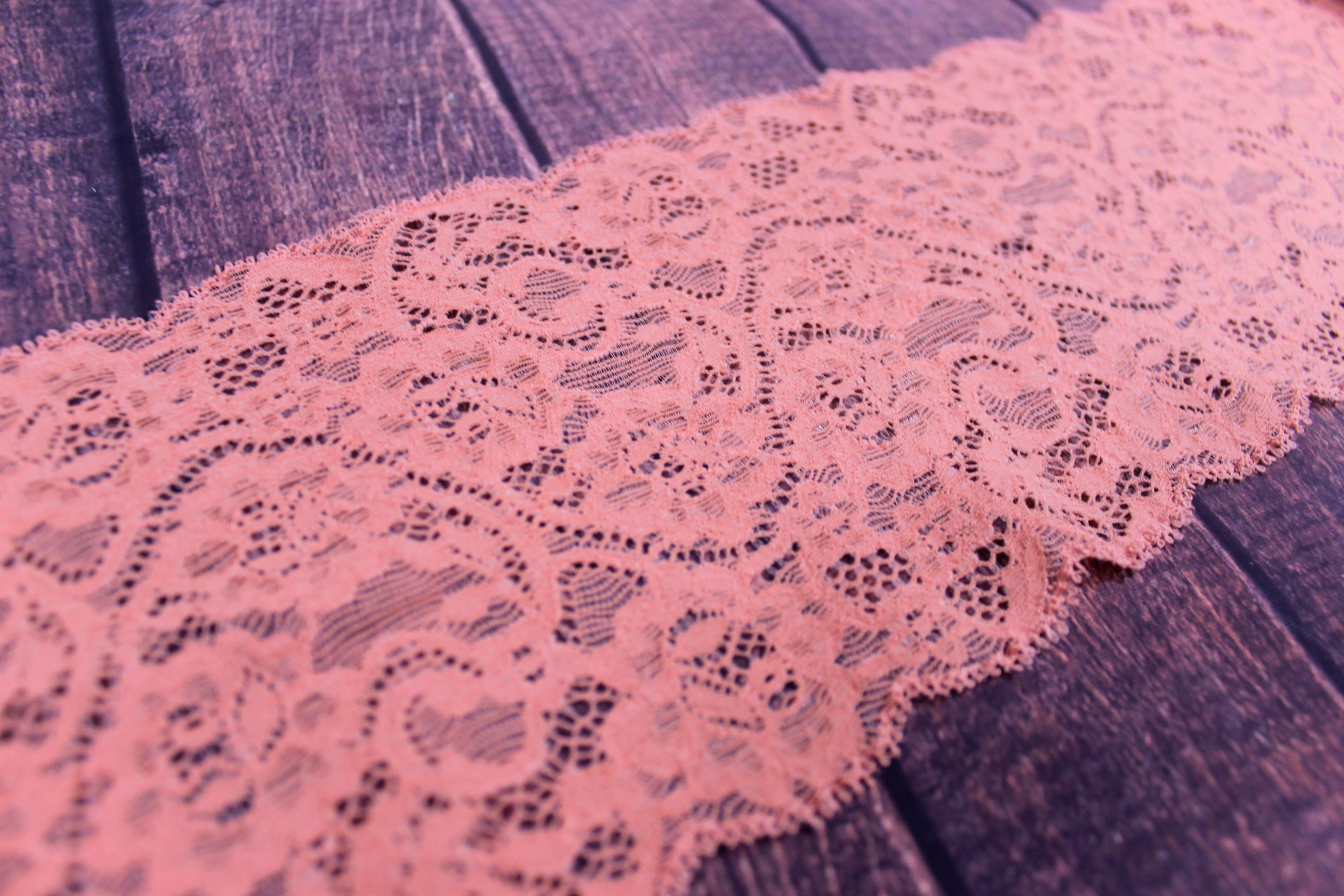 französische Spitze | elastisch | Alice | apricot | ca. 12cm